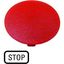 Button plate, mushroom red, STOP thumbnail 4