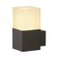 GRAFIT wall lamp, E27, max. 11W, IP44, anthracite/white thumbnail 1