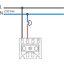 Splashproof, non-illuminable single push button 10 A/250 Vac with 4 co thumbnail 4
