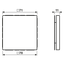 Blank centre plate LS994BSW thumbnail 2