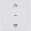 Shutter push-button, Q.1/Q.3, p. white velvety thumbnail 2