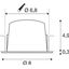 NUMINOS S DL 8,6W 690lm 3000K 40ø 250mA LED white thumbnail 2