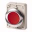 Illuminated pushbutton actuator, RMQ-Titan, Flat, maintained, red, Blank, Metal bezel thumbnail 1