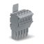 1-conductor female connector Push-in CAGE CLAMP® 4 mm² gray thumbnail 1