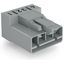 Plug for PCBs angled 4-pole gray thumbnail 2