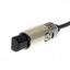 Photoelectric sensor, M18 threaded barrel, radial type, metal, red LED thumbnail 2