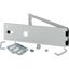 Opening metal front plate for drawer, closed IP55, H=150mm, grey thumbnail 2