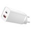 Wall Quick Charger GaN2 Lite 65W USB + USB-C QC4+ PD3.0 SCP FCP AFC, White thumbnail 1
