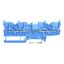 4-pin carrier terminal block for DIN-rail 35 x 15 and 35 x 7.5 blue thumbnail 1