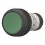 Pushbutton, Flat, maintained, 1 N/O, Screw connection, green, Blank, Bezel: black thumbnail 3