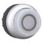 Illuminated pushbutton actuator, RMQ-Titan, Extended, momentary, White, inscribed 0, Bezel: titanium thumbnail 11