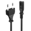 2m Euro to C7 Mains Cable Euro Plug to IEC C7 Connector thumbnail 1