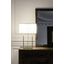 VESPER WHITE TABLE LAMP 2 X E27 20W thumbnail 1