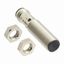 Proximity sensor, inductive, nickel-brass, short body, M12,shielded, 2 thumbnail 1