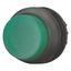 Illuminated pushbutton actuator, RMQ-Titan, Extended, momentary, green, Blank, Bezel: black thumbnail 2