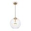 Modern Cometa Pendant Lamp Matt Gold thumbnail 3