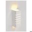 GL 100 SLOT wall lamp, E14, max. 40W, angular, white plaster thumbnail 1
