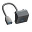 MTS-U3A F SWGR1 Multimedia support,USB 3.0 A-A with cable, socket-socket 45x45mm thumbnail 1