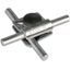MV clamp Al f. Rd 8-10mm with truss head screw thumbnail 1