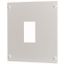 Front plate single mounting NZM4 for XVTL, horizontal HxW=600x600mm thumbnail 1