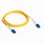 Patch cord fiber optic OS2 singlemode (9/125µm) LC/LC duplex 0.5 meters thumbnail 1