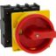 Main switch, P1, 32 A, flush mounting, 3 pole + N, Emergency switching off function, With red rotary handle and yellow locking ring, Lockable in the 0 thumbnail 8