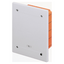 MODULAR JUNCTION AND CONNECTION BOX - FLUSH-MOUNTING - WATERTIGHT - DIMENSIONS 138X169X70 - SHOCKPROOF LID - IP55 - GREY RAL7035 thumbnail 1