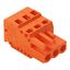 1-conductor female connector CAGE CLAMP® 2.5 mm² orange thumbnail 1