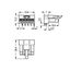 Socket for PCBs angled 5-pole gray thumbnail 5