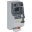 Combined unit P17 - with DIN rail 125x280 - IP 66 - 380/415 V~ - 16 A - 3P+E thumbnail 2