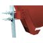 SAT Antenna  85/80cm, Alu, 40dB,double monobloc feed-arm,red thumbnail 1