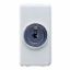 TWO-WAY SWITCH 1P 250V ac - 10AX - WITH KEY - 1 MODULE - SYSTEM WHITE thumbnail 2
