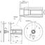 Fixed earthing terminal type M M10/M12 StSt (V4A) without terminal axi thumbnail 2