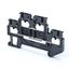 Multi-tier feed-through DIN rail terminal block with push-in plus conn thumbnail 4