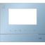 52313FC-L-02 Front cover for 4.3" video hands-free with induction loop,Light blue thumbnail 1