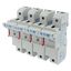 Fuse-holder, low voltage, 125 A, AC 690 V, 22 x 58 mm, 3P+N, IEC, With indicator thumbnail 4