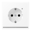 Schuko socket with LED pilot light LS1520-OWWMLNW thumbnail 1
