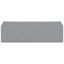 End and intermediate plate 2.5 mm thick gray thumbnail 1