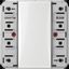 Universal push-button module 1-gang CD5091TSM thumbnail 1