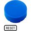 Button plate, raised blue, RESET thumbnail 2