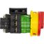 Main switch, P1, 32 A, flush mounting, 3 pole, 1 N/O, 1 N/C, Emergency switching off function, With red rotary handle and yellow locking ring, Lockabl thumbnail 3