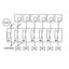 Terminal strip 230V, 6-channel. With heating/cooling switchover and input for humidity sensor (optional) thumbnail 4