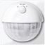 ARGUS 180 flush-mounted sensor module with switch, polar white, glossy, System M thumbnail 4