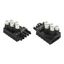 Tap-off module for flat cable 5 x 2.5 mm² + 2 x 1.5 mm² black thumbnail 2