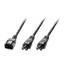 2.5m IEC C14 an 2x C5 Mains Cable IEC C14 Connector to 2x IEC C5 Connector thumbnail 1