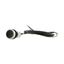 Pushbutton, classic, flat, maintained, 1 N/C, black, cable (black) with non-terminated end, 4 pole, 1 m thumbnail 7