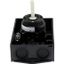 On-Off switch, T0, 20 A, surface mounting, 2 contact unit(s), 3 pole, with black thumb grip and front plate thumbnail 7