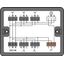 Distribution box Single-pole switch circuit 1 input black thumbnail 1