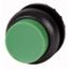 Pushbutton, RMQ-Titan, Extended, momentary, green, Blank, Bezel: black thumbnail 1