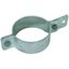 Earthing pipe clamp D 89mm with bore D 11mm  St/tZn thumbnail 1